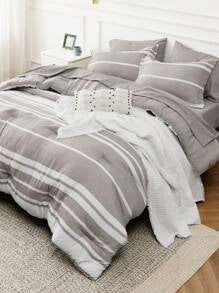 100% Cotton Yarn Dyed Duvet Cover Set
