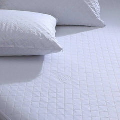 Quilted Diamond Pattern Extra Deep Fitted Sheet - Beach Stone