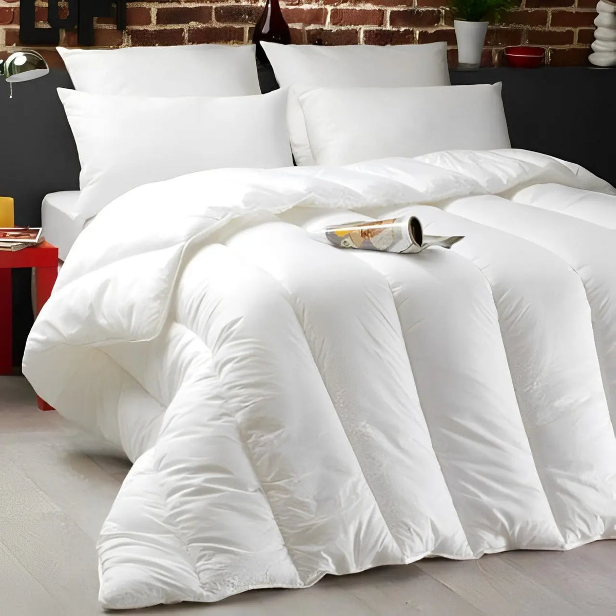 Thick Heavy Warm Soft and Comfortable Winter Duvet Quilt - Beach Stone